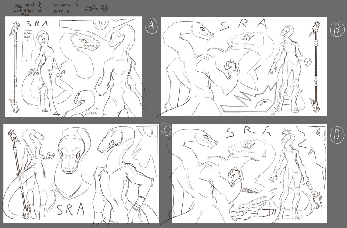 Character Sheet thumbnails